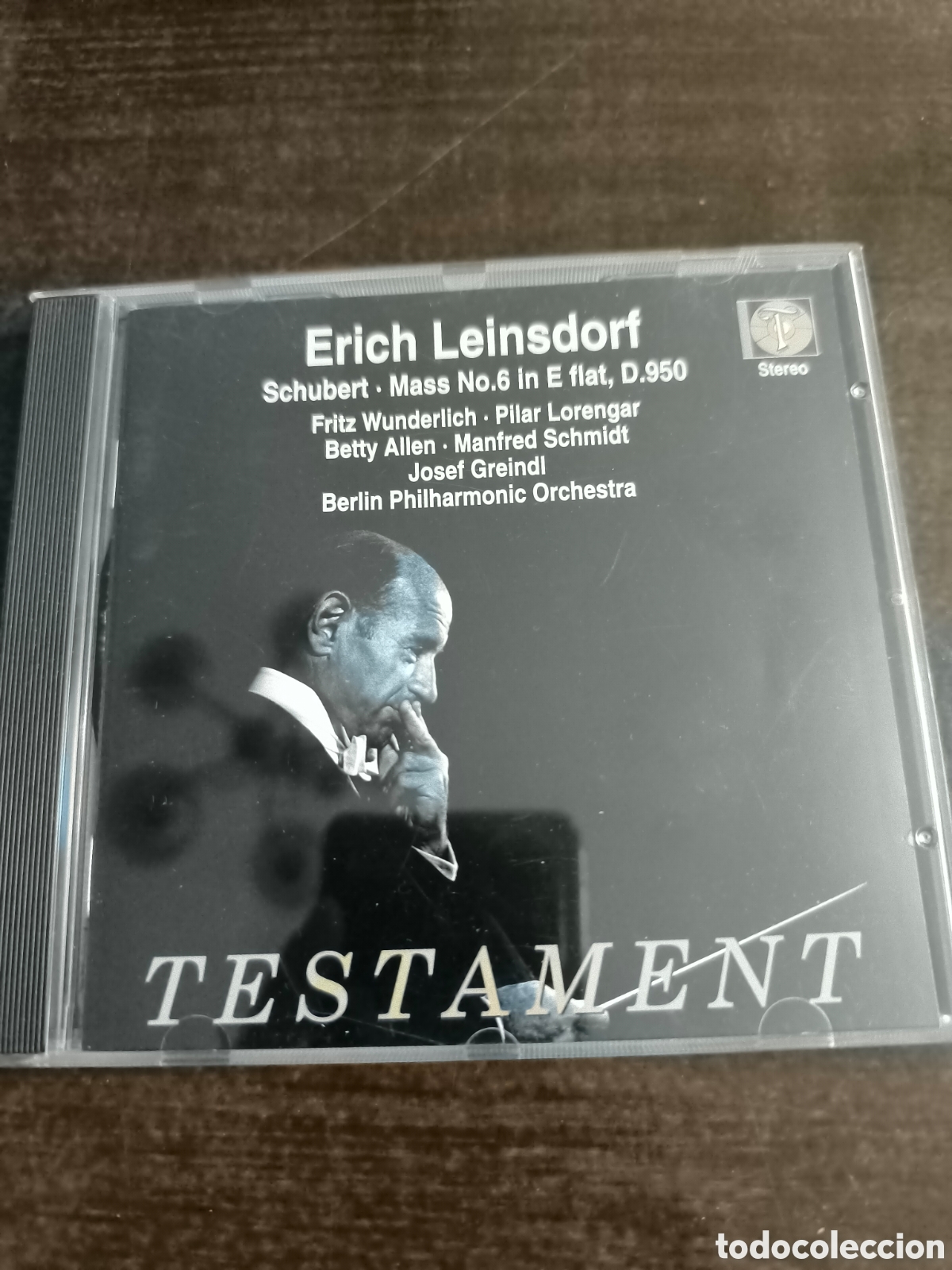 CDs de M&uacute;sica: CD Schubert: Mass No. 6 in E flat - Erich Leinsdorf / Berlin Philharmonic (Sello Testament)
