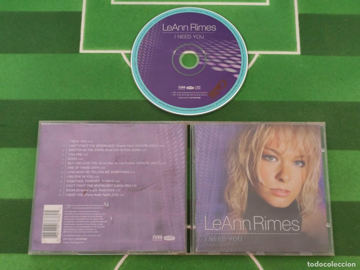 CDs de M&uacute;sica: CD 441 LeAnn Rimes - I need you / 2001