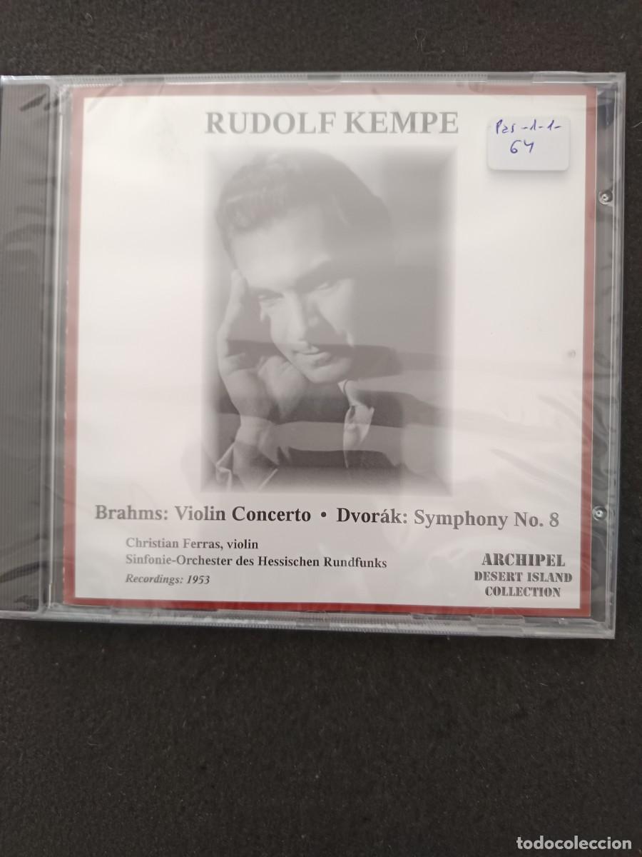 CDs de M&uacute;sica: RUDOLF KEMPE. BRAHMS: VIOLIN CONCERTO. DVOR&Aacute;K: SINFON&Iacute;A 8
