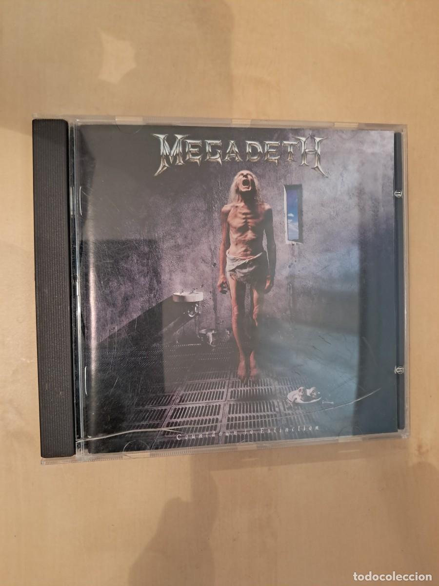 CDs de M&uacute;sica: Megadeth , Countdown to Extiction , CD con leves se&ntilde;ales de uso , no salta . Hard Rock Thrash