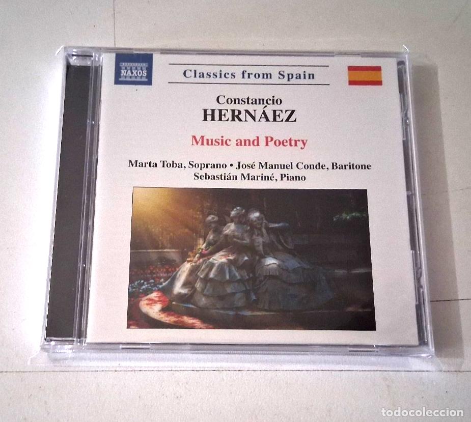 CDs de M&uacute;sica: CONSTANCIO HERNAEZ &rdquo;MUSIC AND POETRY&rdquo; CD 20 TRACKS COMO NUEVO MARTA TOBA