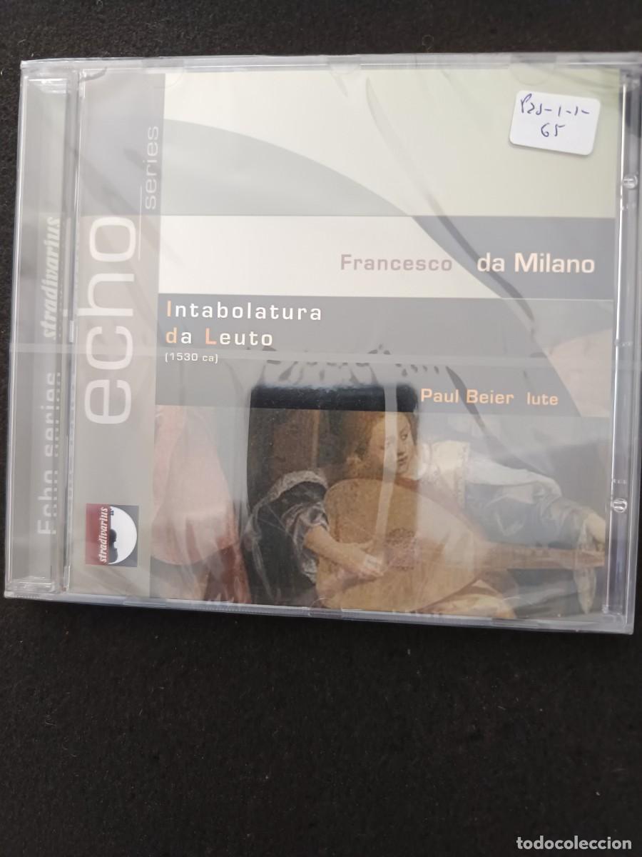 CDs de M&uacute;sica: FRANCESCO DA MILANO. INTABOLATURA DA LEUTO. PAUL BEIER, LUTE