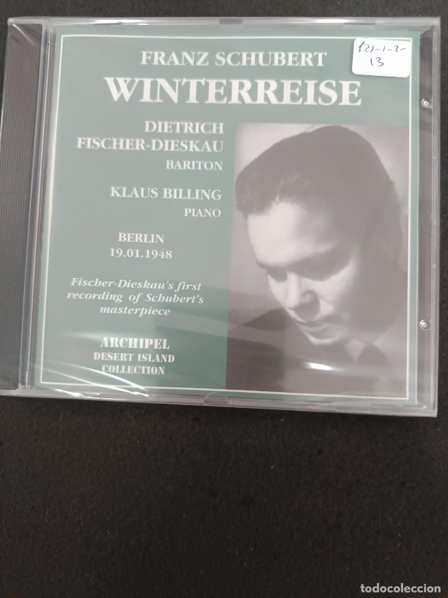 CDs de M&uacute;sica: SCHUBERT. WINTERREISE. DIETRICH FISCHER-DIESKAU, BARITONO. PIANO: KLAUS BILLING. BERLIN 19.01.1948