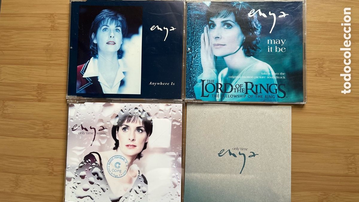 Musik-CDs: ENYA. Anywhere is (3 temas). May it be. Only time remix. Only time (4 cd single)