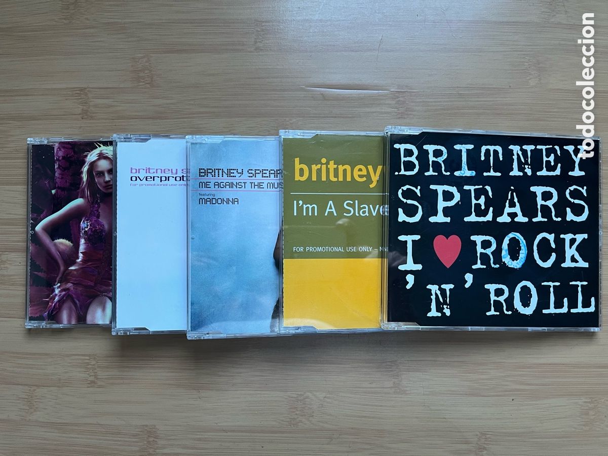 CDs de M&uacute;sica: BRITNEY SPEARS. Everytime. Me against the music. Overprotected. I love rock 'n'roll... (5 cd single)