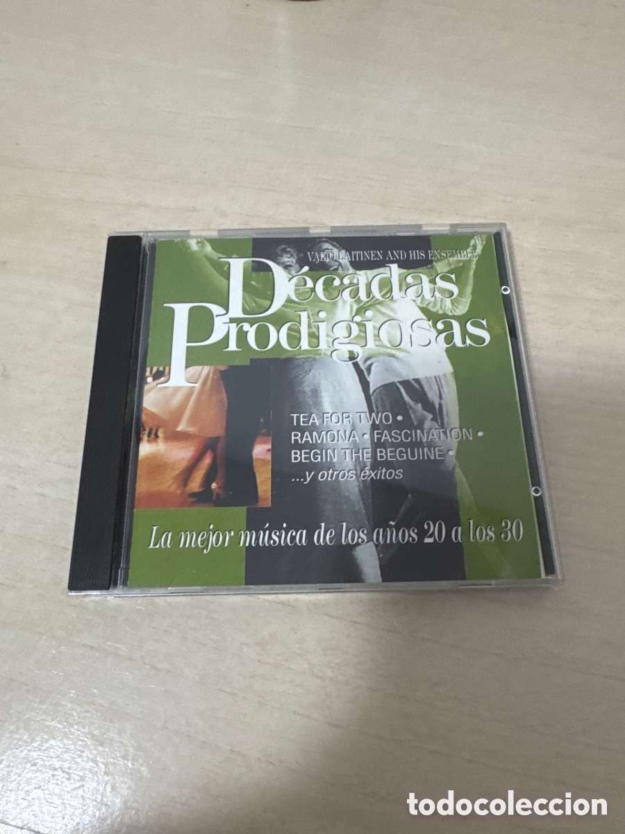 CDs de M&uacute;sica: CD D&Eacute;CADAS PRODIGIOSAS LA MEJOR M&Uacute;SICA A&Ntilde;OS 20 A LOS 30 1995