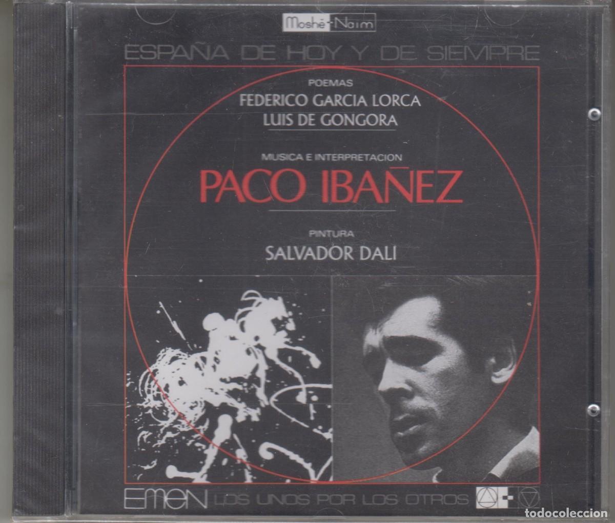CDs de M&uacute;sica: Paco Ib&aacute;&ntilde;ez 1 cd Poemas de Federico Garc&iacute;a Lorca y Luis De G&oacute;ngora 1996 (precintado)