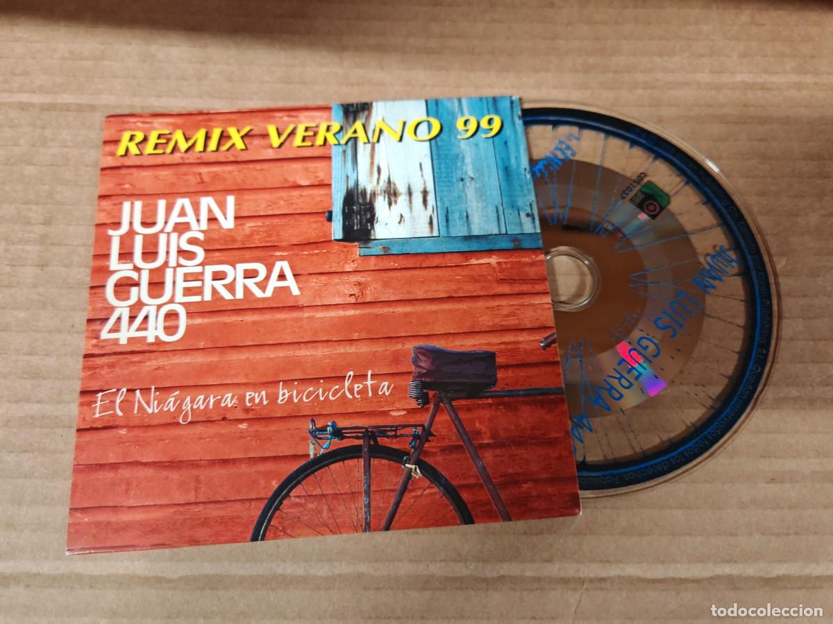 CDs de M&uacute;sica: JUAN LUIS GUERRA 440 El niagara en bicicleta CD SINGLE PORTADA CARTON A&Ntilde;O 1999 REMIX 1 TEMA