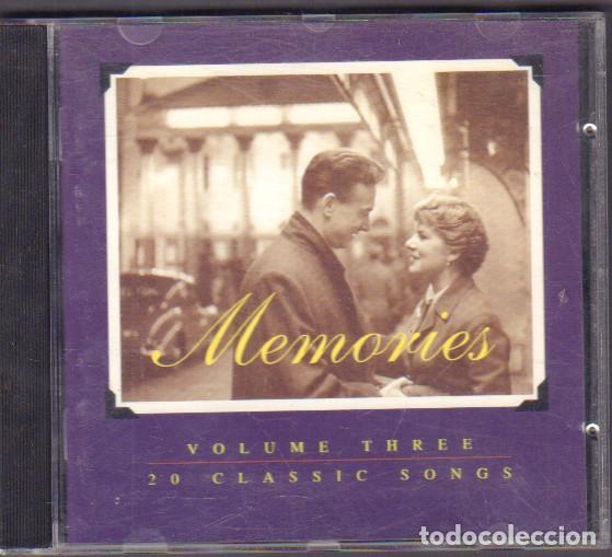 CDs de M&uacute;sica: MEMORIES VOLUM THREE - 20 CLASSIC SONGS / BING CROSBY, PEGGY LEE.../ CD ALBUM RF-14485