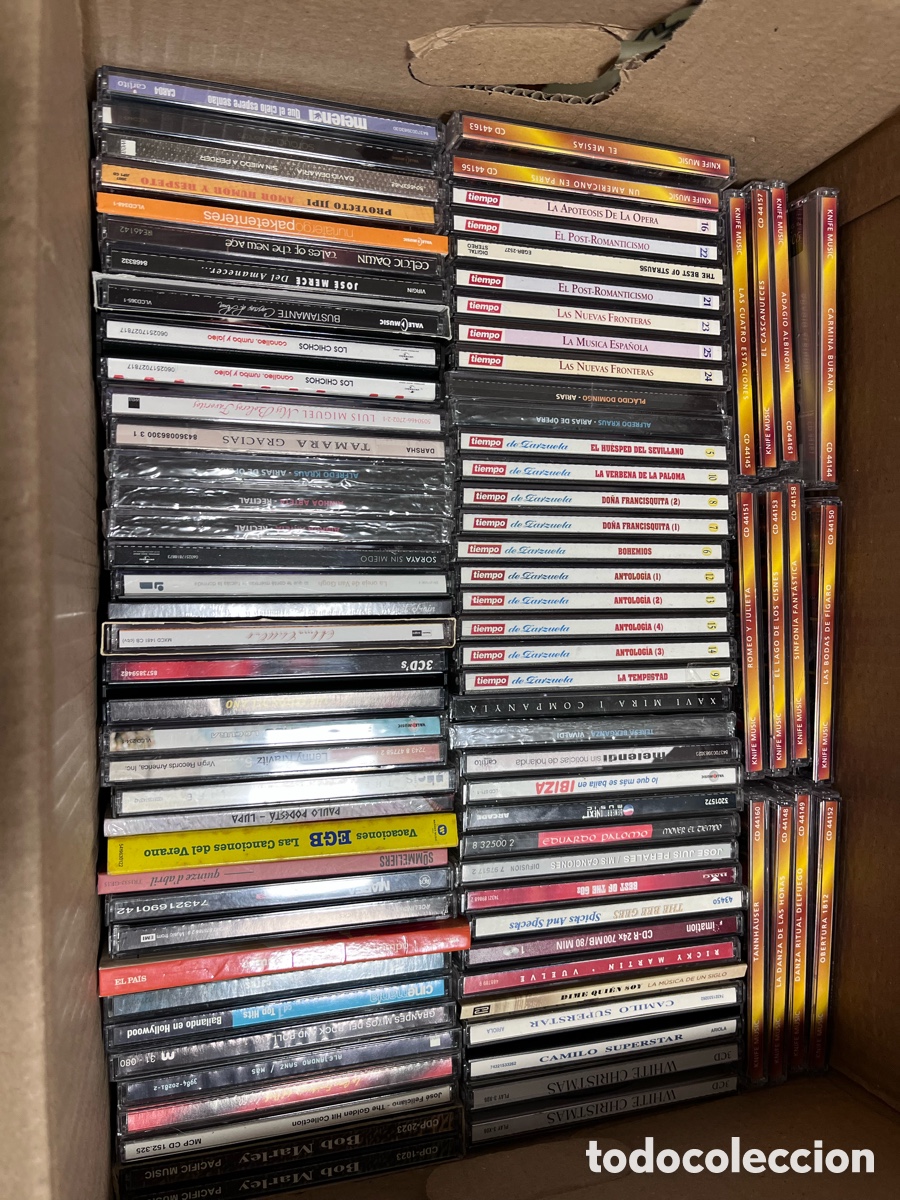 CDs de M&uacute;sica: Lote de 80 cds m&uacute;sica original pop rock cl&aacute;sica zarzuela
