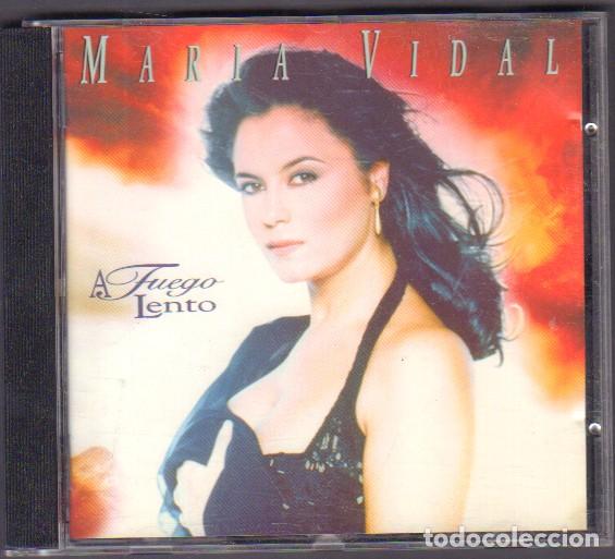 CDs de M&uacute;sica: MARIA VIDAL - A FUEGO LENTO / ENTRE TUS BESOS, ANIVERSARIO.../ CD ALBUM 1995 RF-14495
