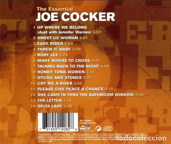CDs de m&uacute;sica: JOE COCKER. THE ESSENTIAL. RECOPILATORIO. CD - Foto 2