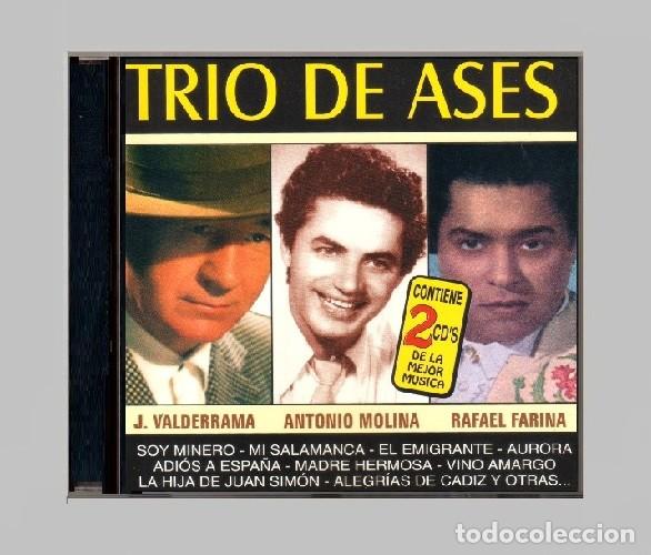 CDs de M&uacute;sica: �G65 - [DOBLE CD]. TRIO DE ASES. JUANITO VALDERRAMA. ANTONIO MOLINA. RAFAEL FARINA. RECOPILATORIO.