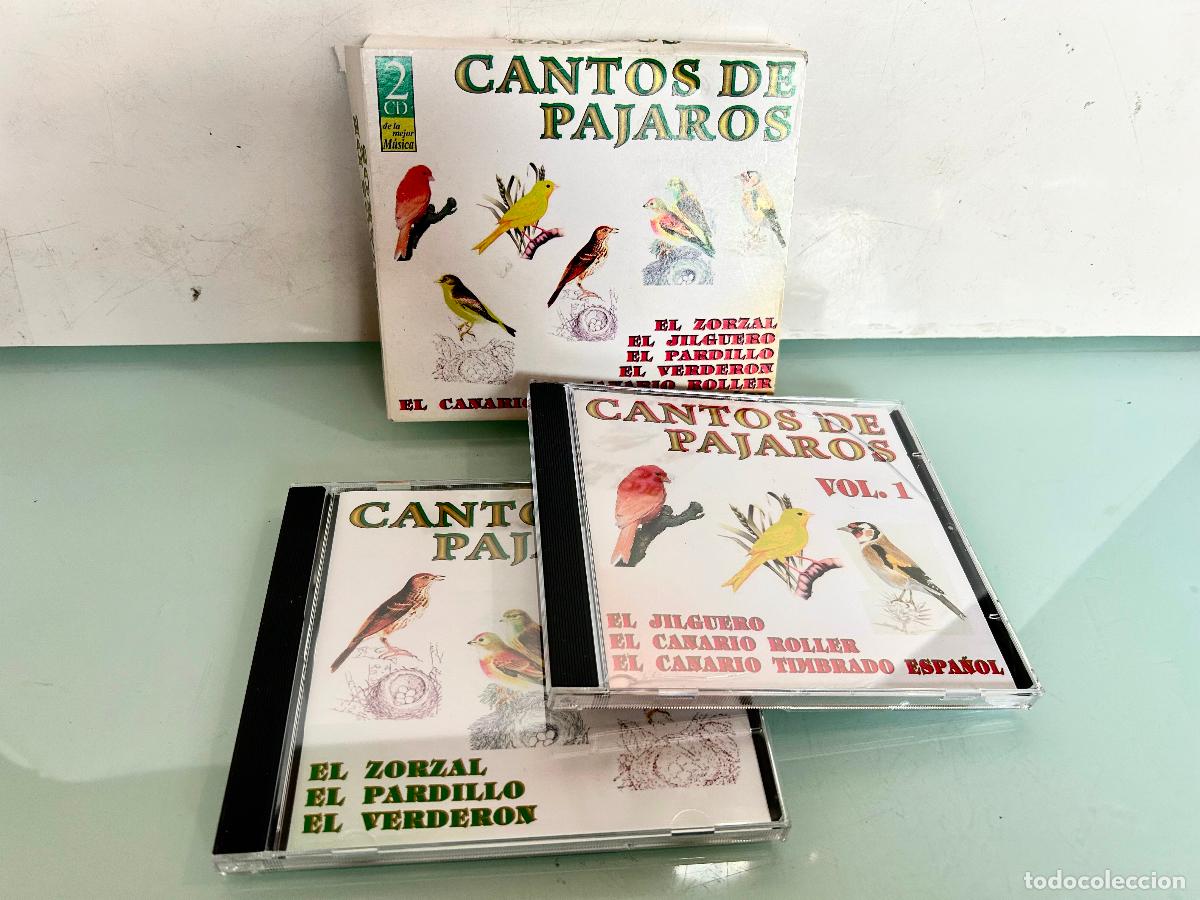 CDs de M&uacute;sica: CANTOS DE P&Aacute;JAROS-DOBLE CD-ZORZAL,PARDILLO,VERDER&Oacute;N,GILGERO,CANARIO-2 DISCOS