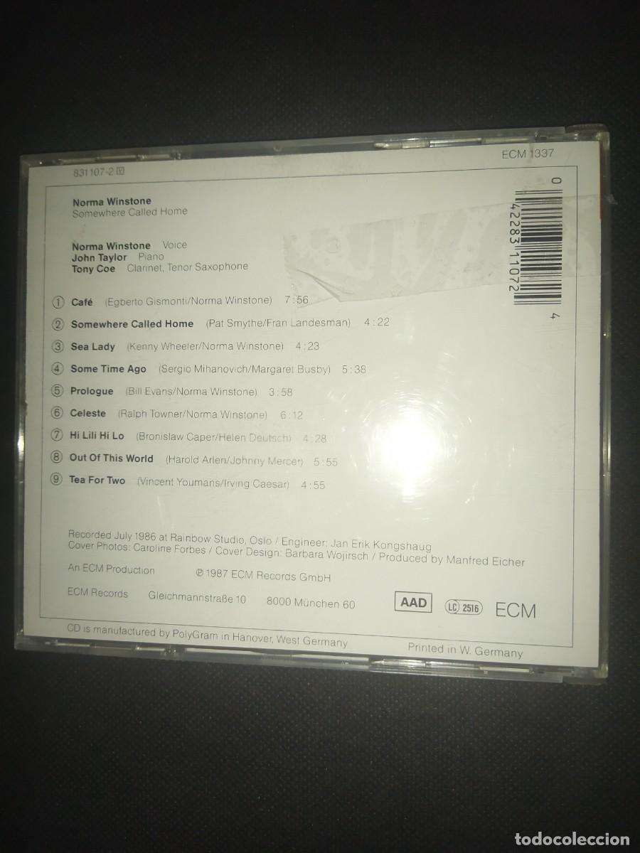 CDs de m&uacute;sica: Norma Winstone &ndash; Somewhere Called Home CD ECM RECORDS - Foto 2
