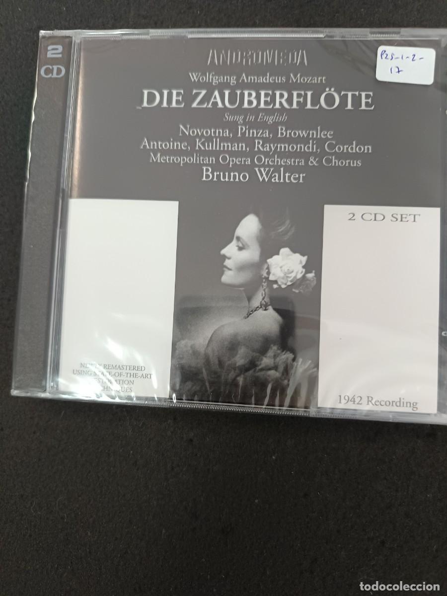 CDs de M&uacute;sica: 2 CD MOZART. DIE ZAUBERFL&Ouml;TE (LA FLAUTA M&Aacute;GICA). DIR.: BRUNO WALTER. DICIEMBRE 1942