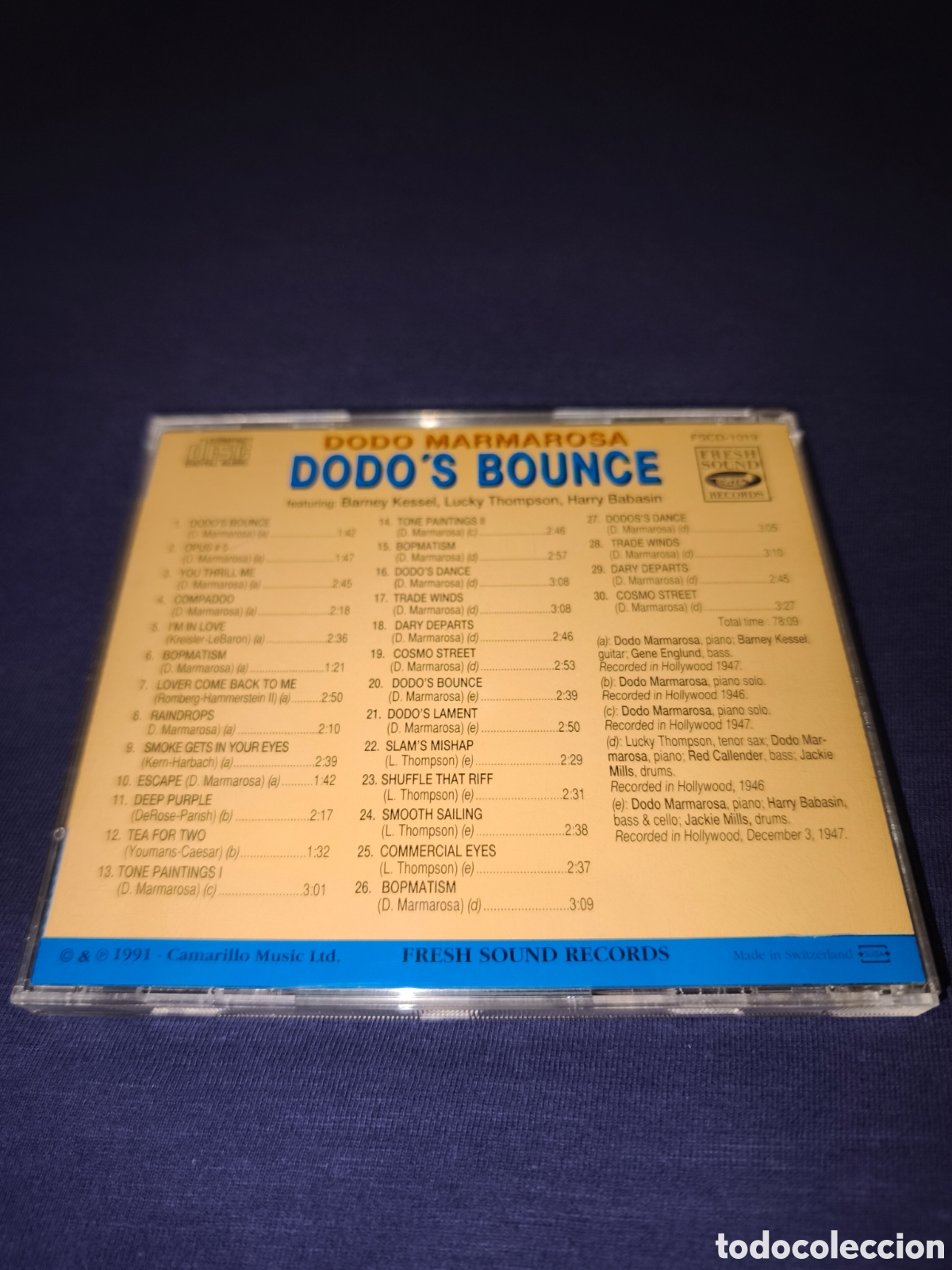 CDs de m&uacute;sica: Dodo Marmarosa Dodos Bounce - Foto 2