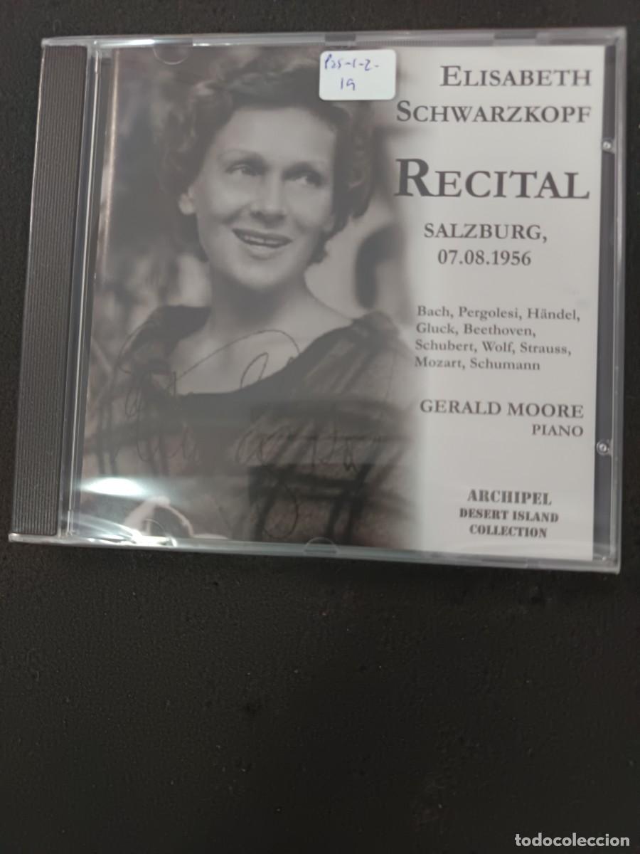 CDs de M&uacute;sica: ELISABETH SCHWARZKOPF. RECITAL. SALZBURG. 07.08.1956. PIANO: GERALD MOORE