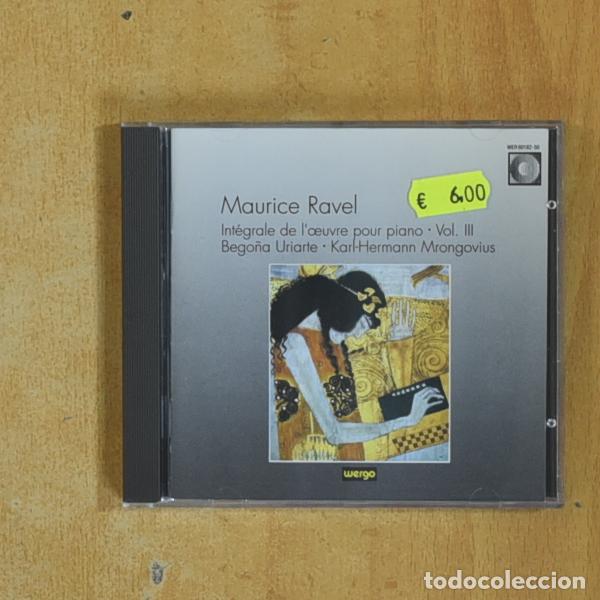CDs de M&uacute;sica: MAURICE RAVEL - INTEGRALE DE L OEUVRE POUR PIANO - CD
