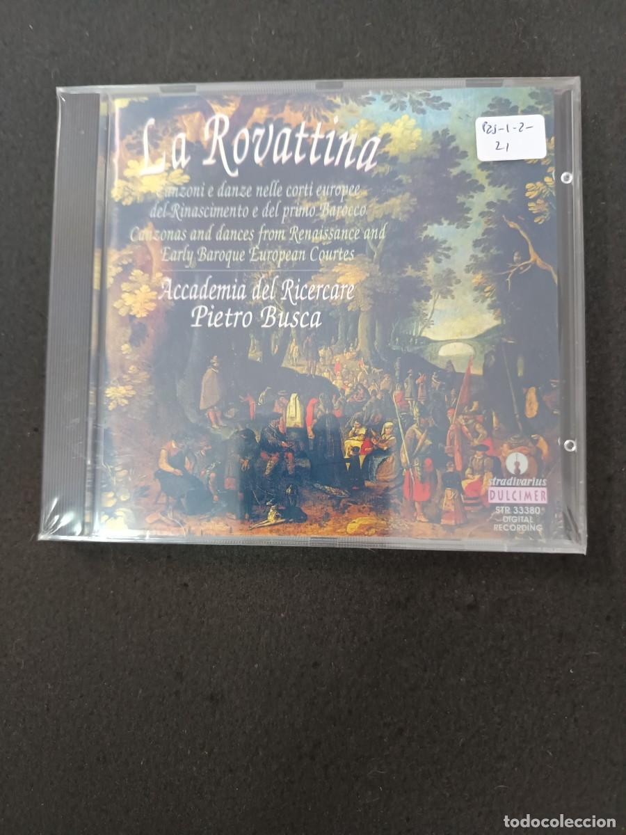 CDs de M&uacute;sica: LA ROVATTINA. CANCIONES Y DANZAS EN LAS CORTES EUROPEAS DEL RENACIMIENTO Y DEL PRIMER BARROCO