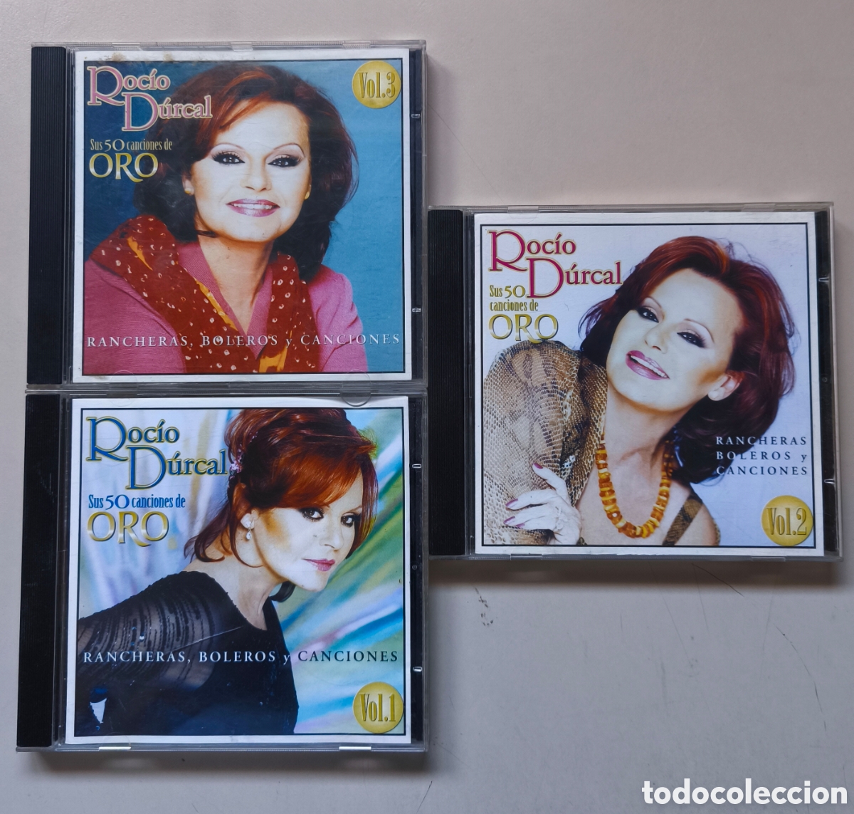 CDs de M&uacute;sica: Roc&iacute;o D&uacute;rcal, Sus 50 Canciones de Oro, triple, 3 CD, Ariola, 2004