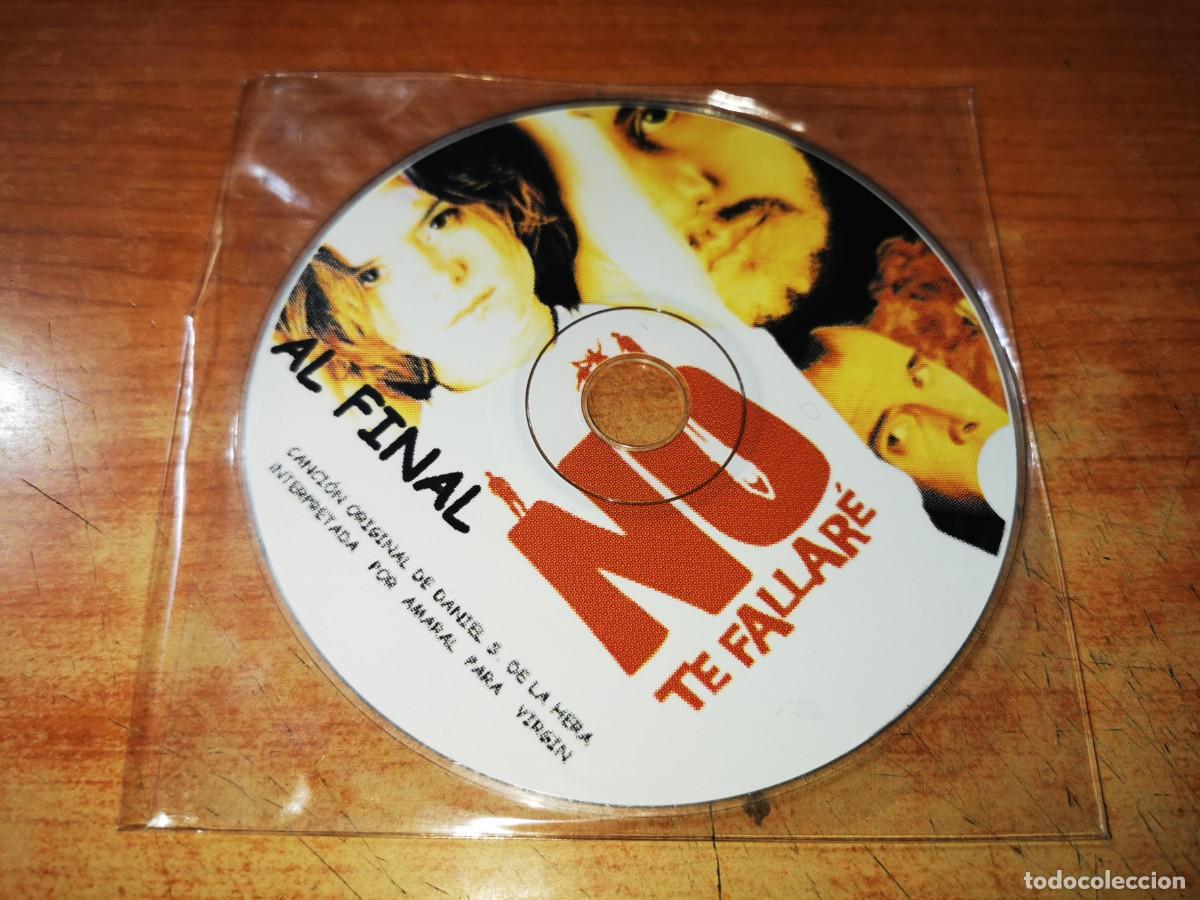 CDs de M&uacute;sica: AMARAL Al final TEMA DE LA BANDA SONORA DE LA SERIE NO TE FALLARE CD SINGLE PROMO 1 TEMA