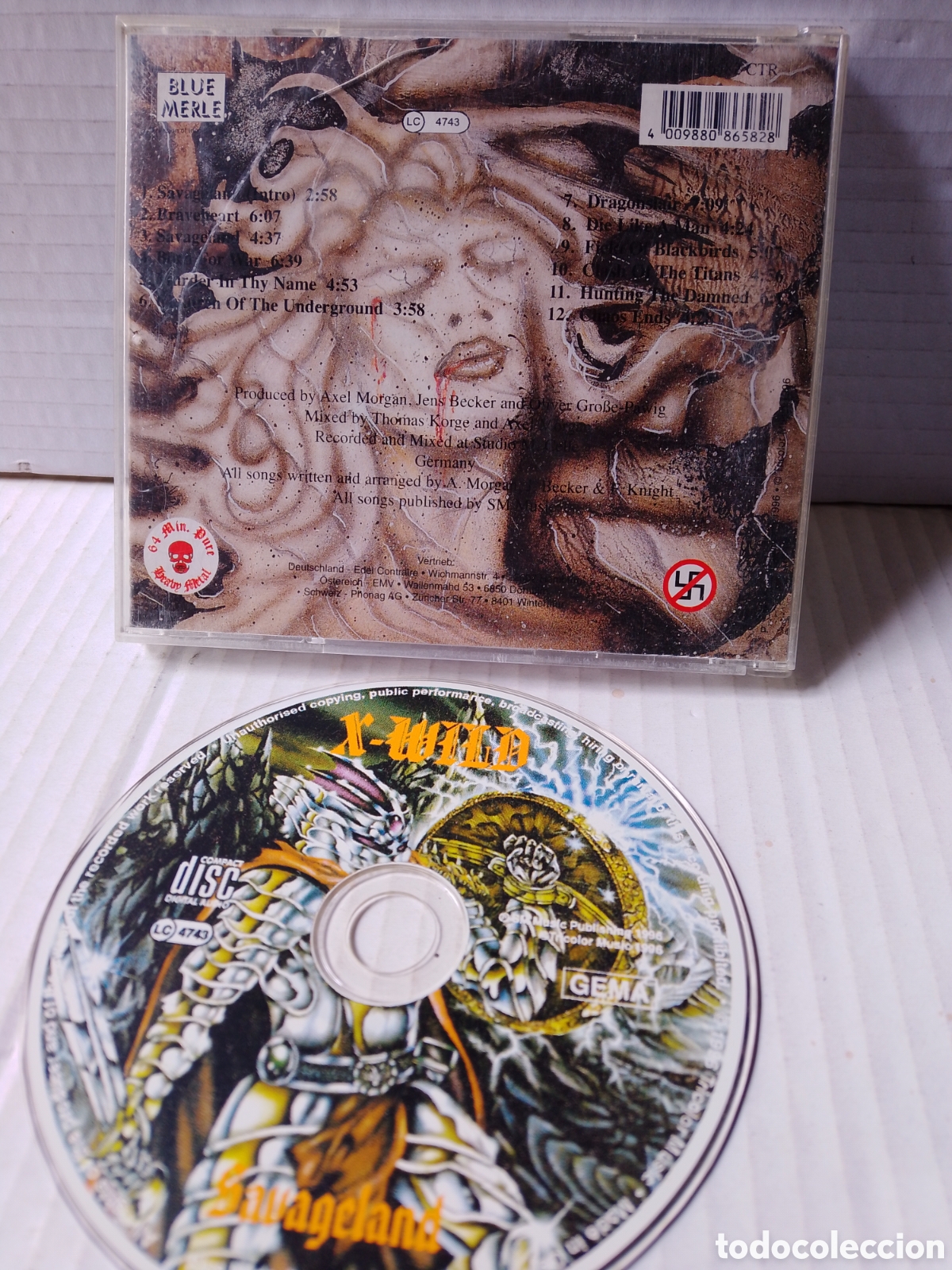 CDs de m&uacute;sica: SAVAGELAND - X-WILD - CD - Foto 2