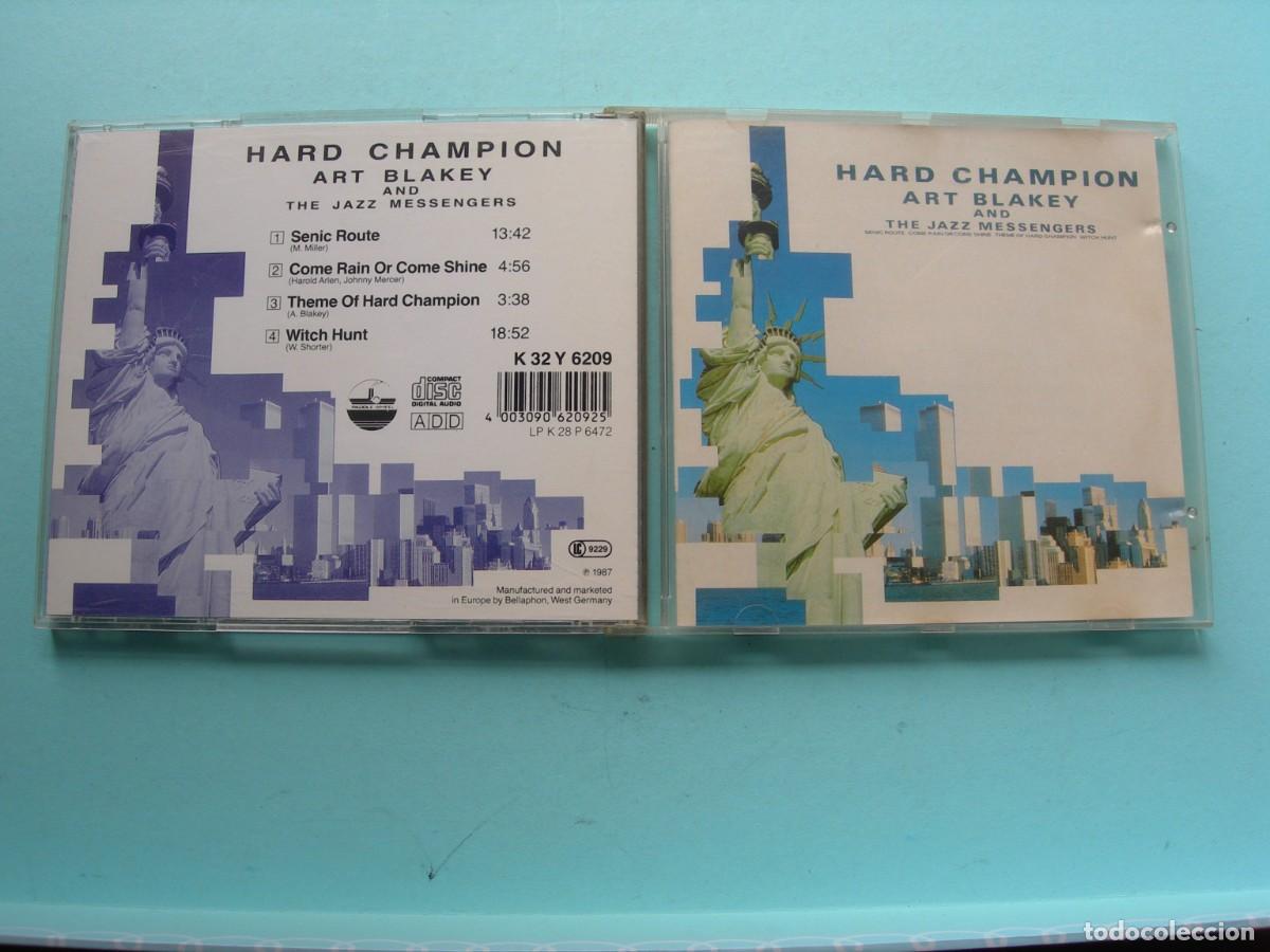 CDs de M&uacute;sica: ART BLAKEY AND THE JAZZ MESSENGERS / HARD CHAMPION / CD / 4 TEMAS / JAZZ / COLECCI&Oacute;N PARTICULAR