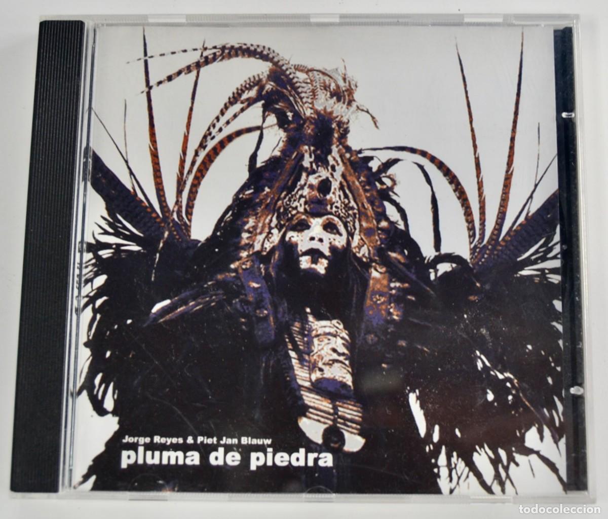 CDs de M&uacute;sica: Jorge Reyes & Piet Jan Blauw. &rdquo;Pluma de Piedra&rdquo;. 1 cd. (M&uacute;sica ambiental y prehisp&aacute;nica). A&ntilde;o 2002