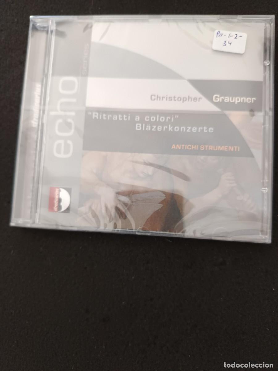 CDs de M&uacute;sica: CHRISTOPHER GRAUPNER. &rdquo;RITRATTI A COLORI&rdquo;. BL&Auml;ZERKONZERTE. ANTICHI STRUMENTI