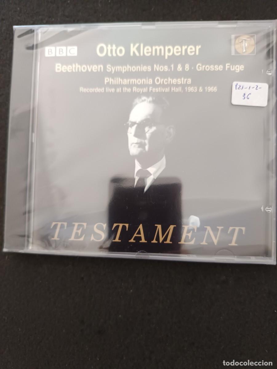 CDs de M&uacute;sica: OTTO KLEMPERER. BEETHOVEN, SINF 1 Y 8. GRAN FUGA. OP. 133. LIVE, ROYAL FESTIVAL HALL, 1963 & 1966