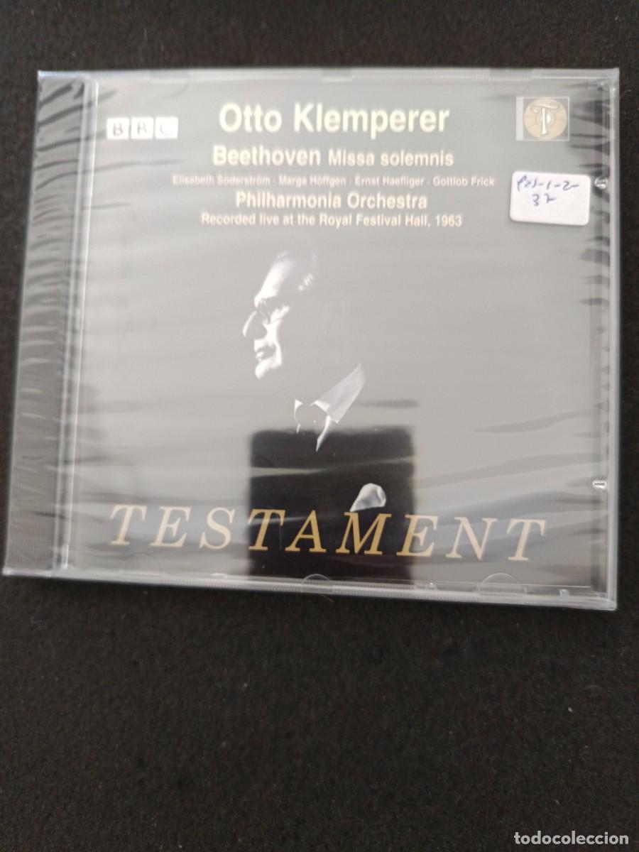 CDs de M&uacute;sica: OTTO KLEMPERER. BEETHOVEN, MISSA SOLEMNIS. LIVE, ROYAL FESTIVAL HALL, 1963.
