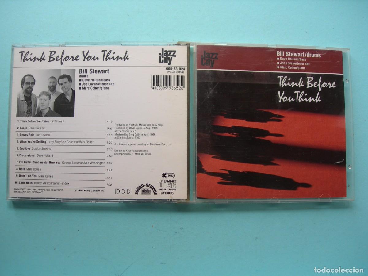 CDs de M&uacute;sica: BILL STEWART / THINK BEFORE TOU THINK / CD / 10 TEMAS / COLECCI&Oacute;N PARTICULAR