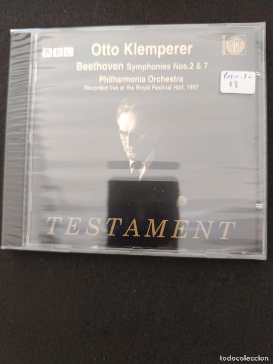 CDs de M&uacute;sica: OTTO KLEMPERER. BEETHOVEN, SINF 2 Y 7. LIVE, ROYAL FESTIVAL HALL, 1957.