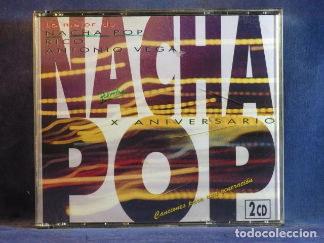 CDs de M&uacute;sica: NACHA POP, RICO, ANTONIO VEGA &ndash; LO MEJOR DE NACHA POP, RICO, ANTONIO VEGA - X ANIVERSARIO - 2CD