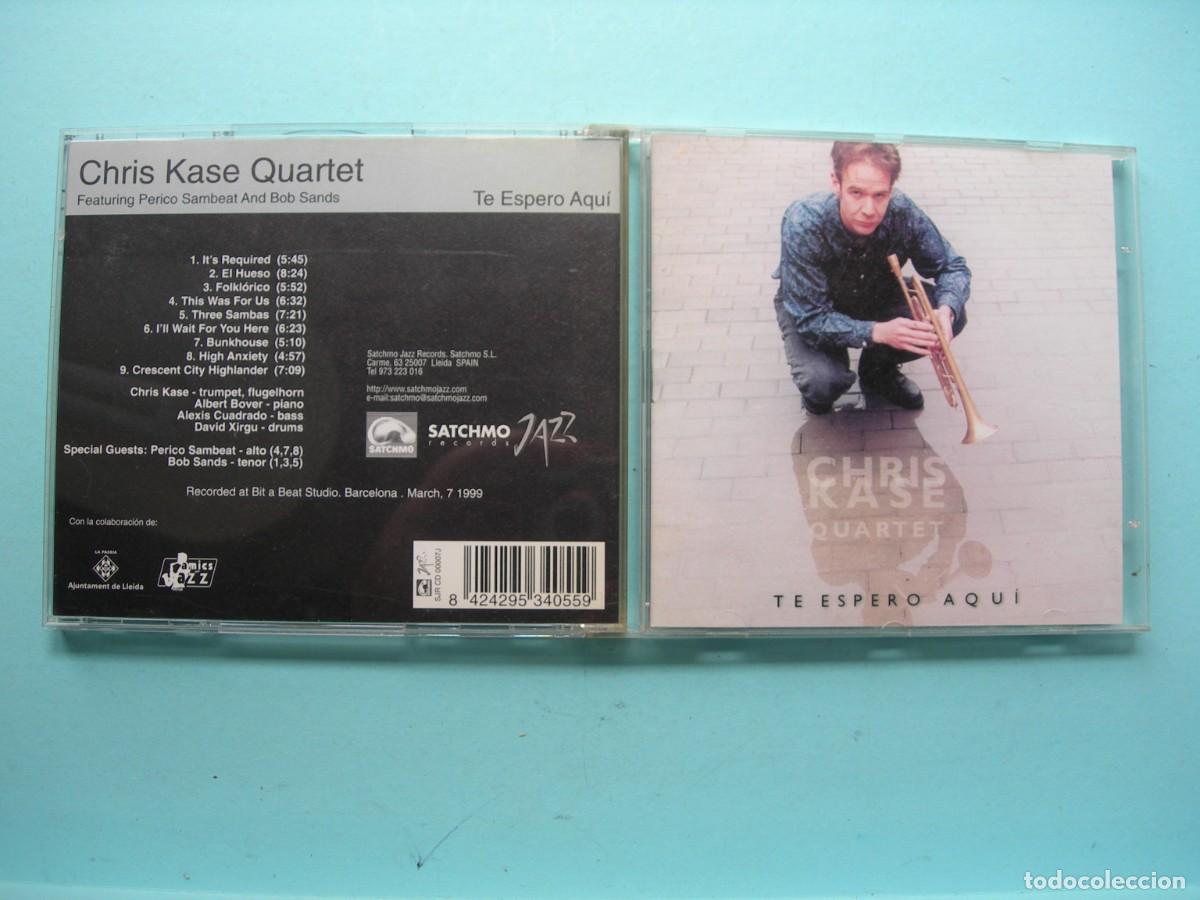 CDs de M&uacute;sica: CHRIS KASE QUARTET / TE ESPERO AQU&Iacute; / CD / 9 TEMAS / JAZZ / COLECCI&Oacute;N PARTICULAR