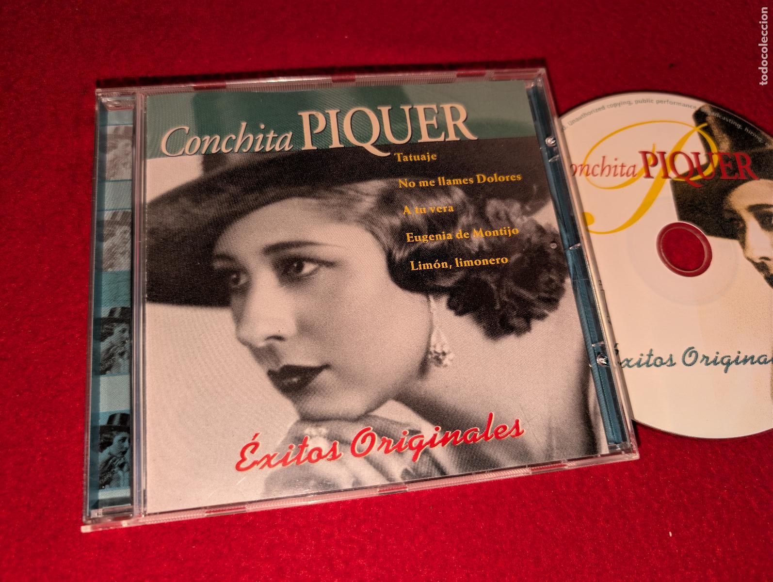 CDs de M&uacute;sica: CONCHITA CONCHA PIQUER Exitos originales CD 1997 Disky