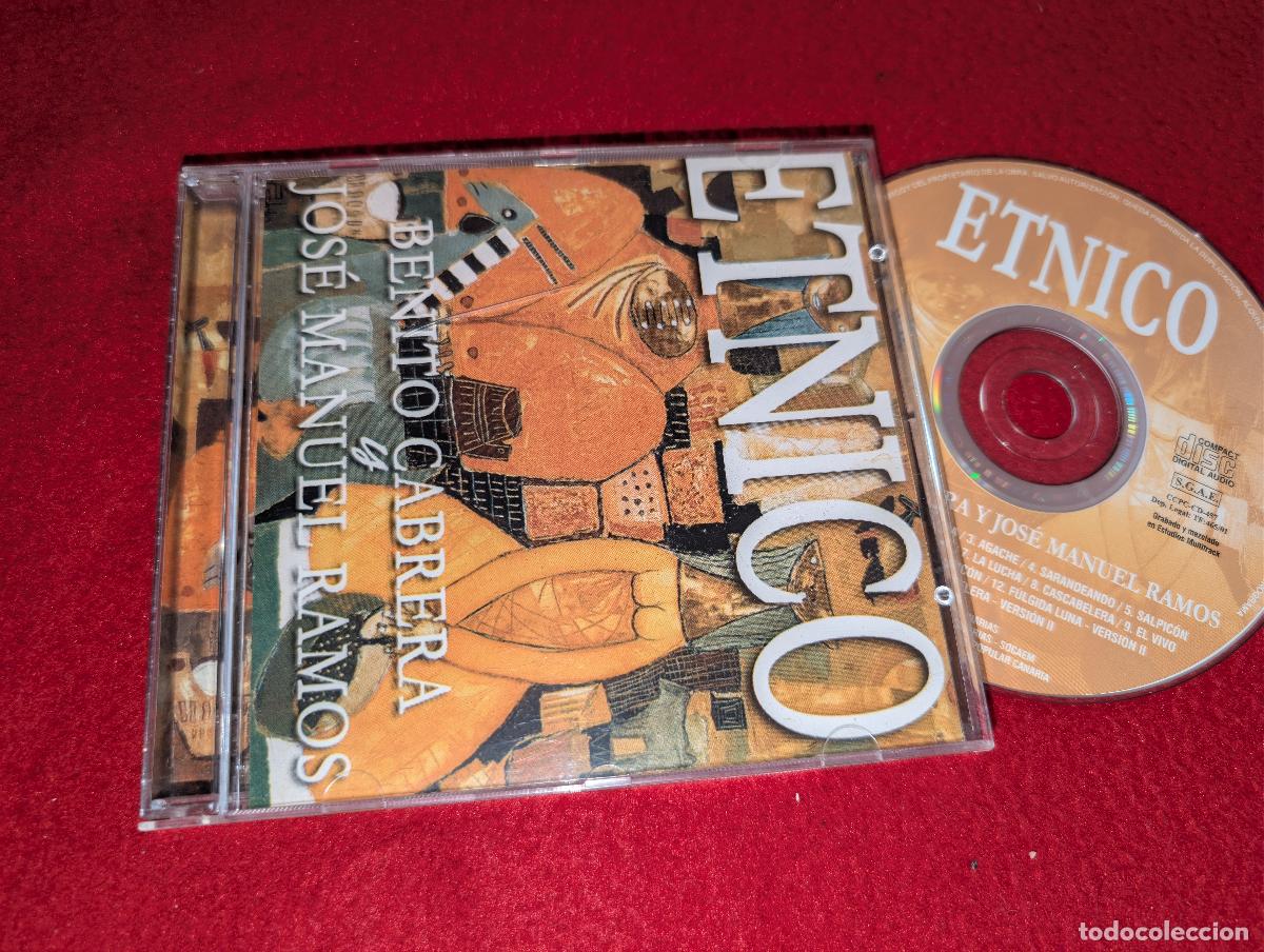 CDs de M&uacute;sica: BENITO CABRERA & JOSE MANUEL RAMOS Etnico CD 2001 ccpc canarias