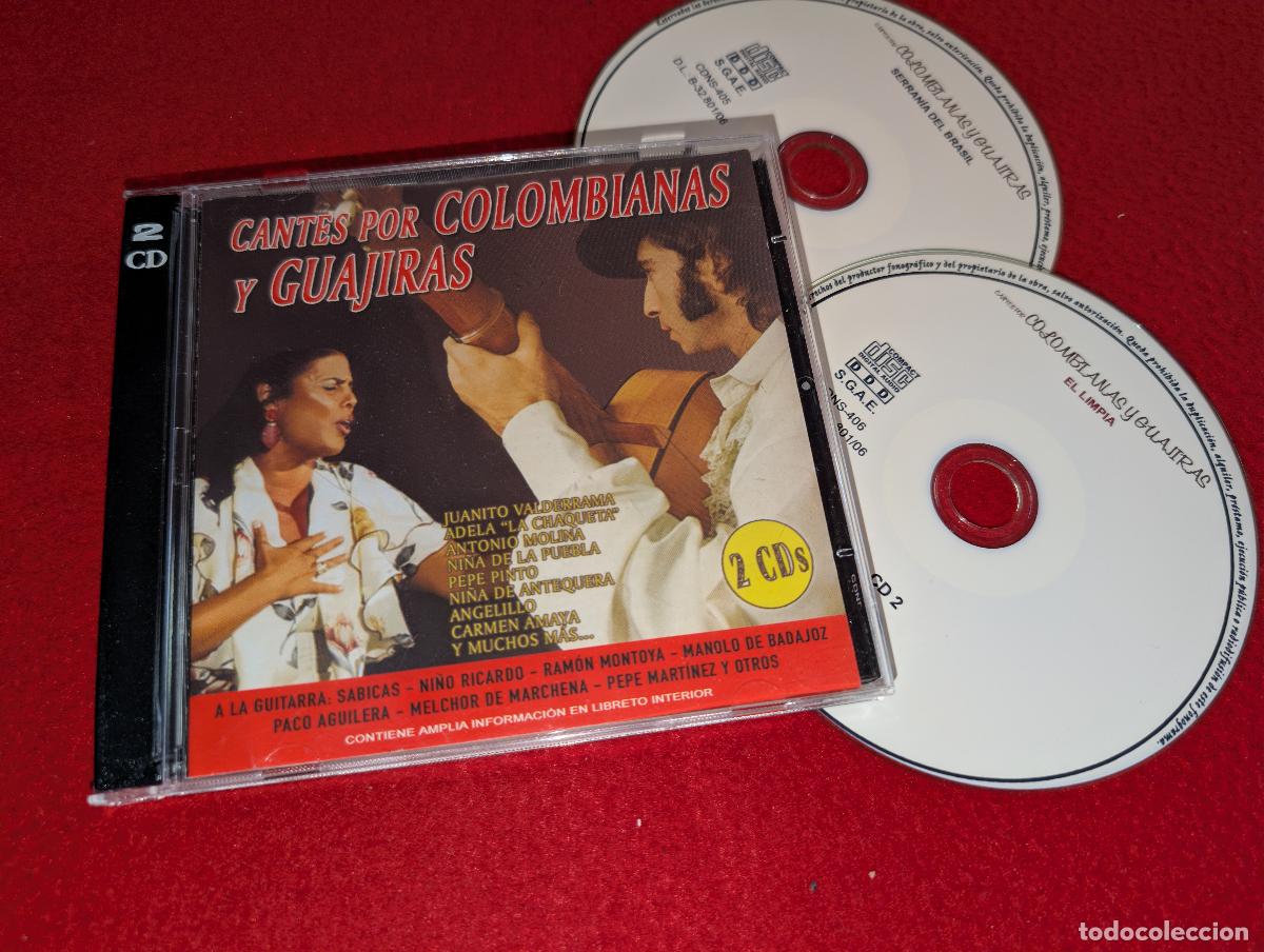 CDs de M&uacute;sica: CANTES POR COLOMBIANAS Y GUAJIRAS 2CD 2006 Sabicas+Ricardo+Aguilera+Badajoz++40 canciones