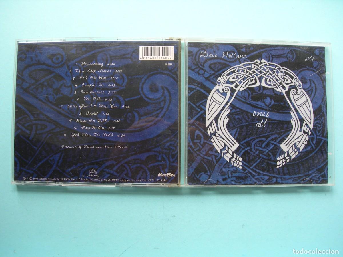 CDs de M&uacute;sica: DAVE HOLLAND / ONES ALL / CD / 11 TEMAS / JAZZ / COLECCI&Oacute;N PARTICULAR