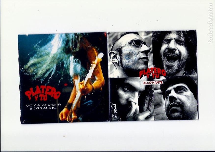 CDs de M&uacute;sica: PLATERO Y TU. Voy a acabar borracho. Alucinante (2 cd single)