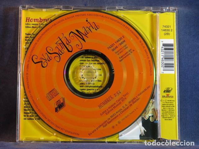 CDs de m&uacute;sica: EVA SANTAMAR&Iacute;A &ndash; HOMBRES - CD SINGLE - Foto 2