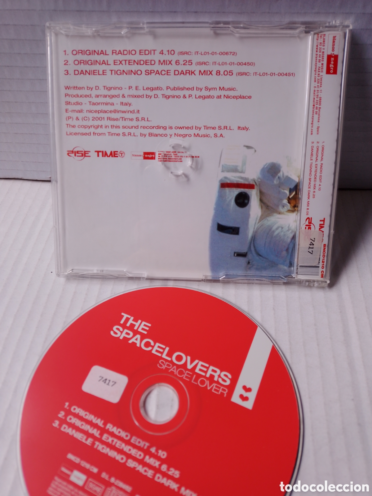 CDs de m&uacute;sica: THE SPACELOVERS - CD - SINGLE - Foto 2