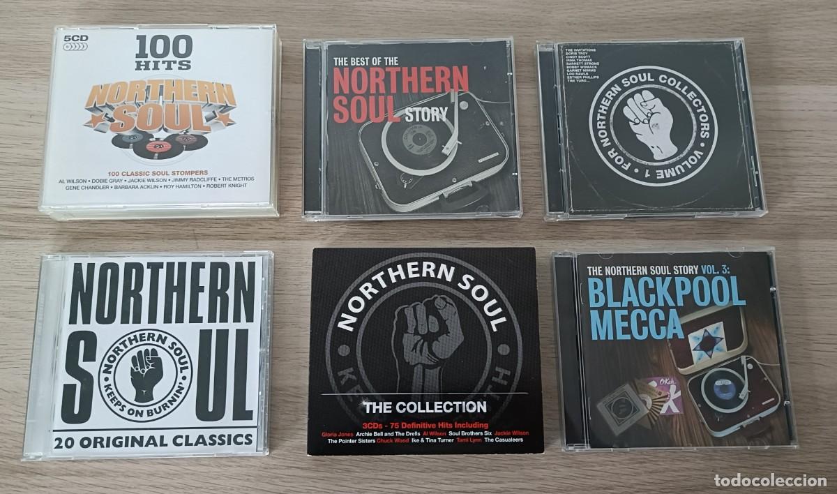 CDs de M&uacute;sica: Lote x 6 CD Recopilatorios NORTHERN SOUL, The Collection, 100 Hits, Blackpool Mecca etc