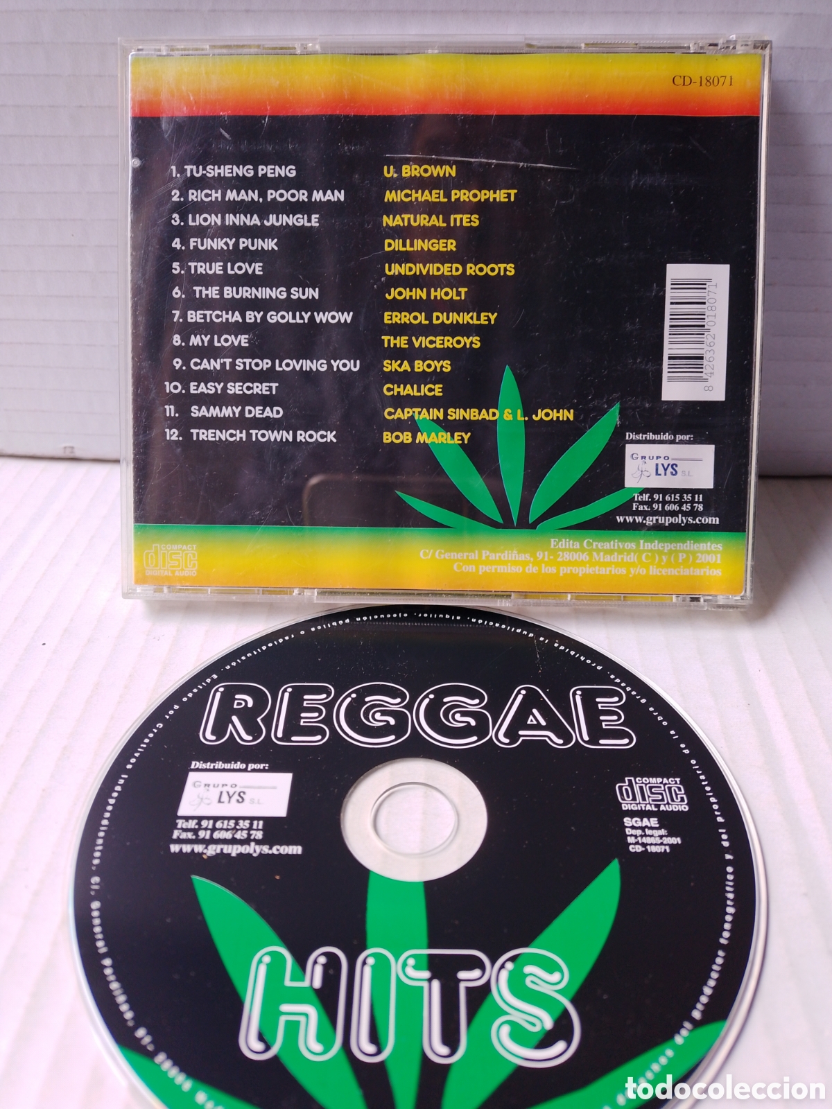 CDs de m&uacute;sica: REGGAE HITS - CD - 2001 - Foto 3