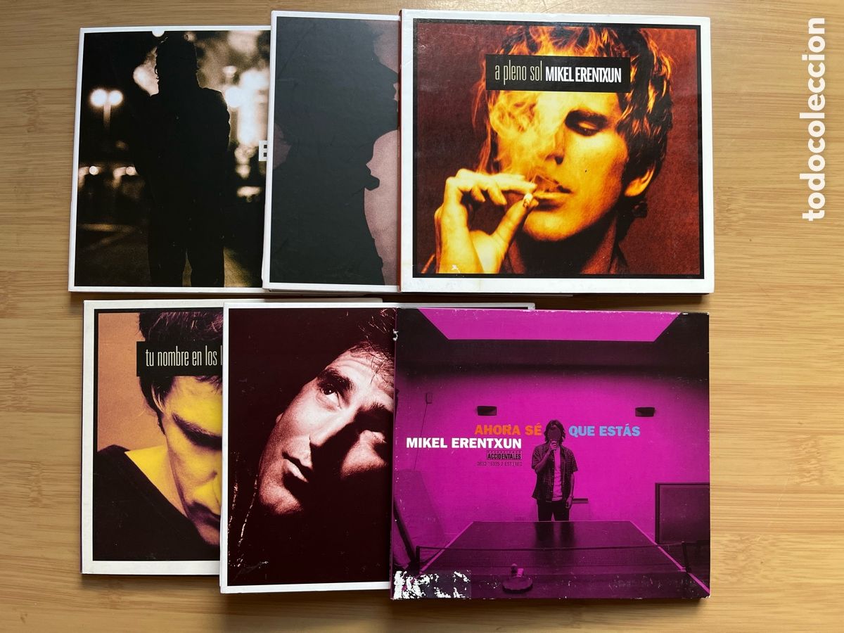 CDs de M&uacute;sica: MIKEL ERENTXUN. Ahora se que est&aacute;s. A pleno sol. En el sur. Grandes Exitos............ (6 cd single)