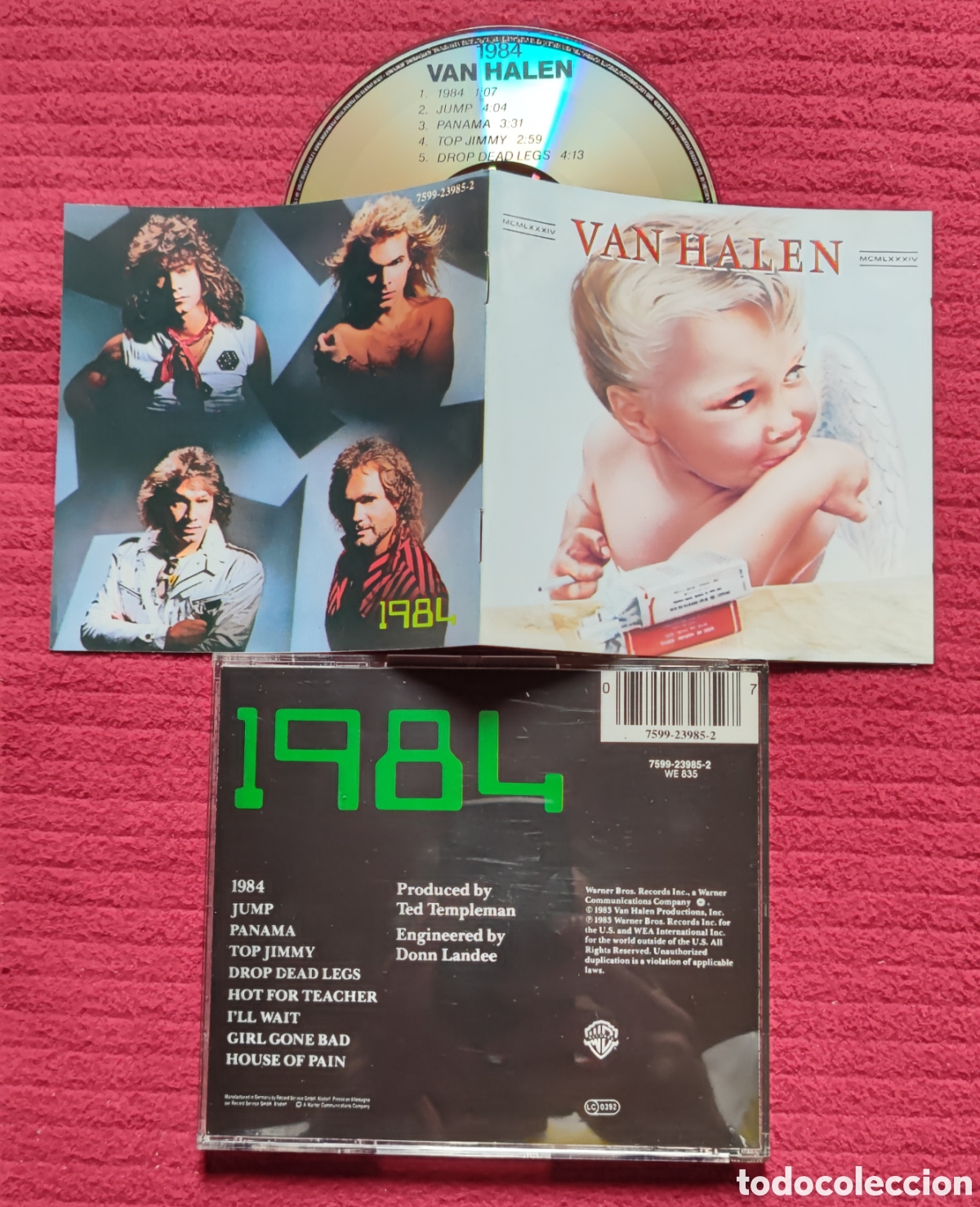 CDs de M&uacute;sica: VAN HALEN: 1984. Cd Edici&oacute;n Original 1983 Warner Bros Records.