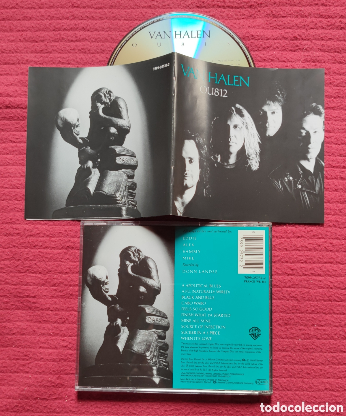 CDs de M&uacute;sica: VAN HALEN: OU812. Cd Edici&oacute;n Original 1988 Warner Bros Records.