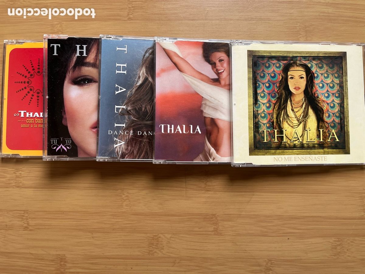 CDs de M&uacute;sica: THALIA. Amor a la mexicana. Dance dance (the mexican). Tu y yo. amar sin ser amada.... (5 cd single)