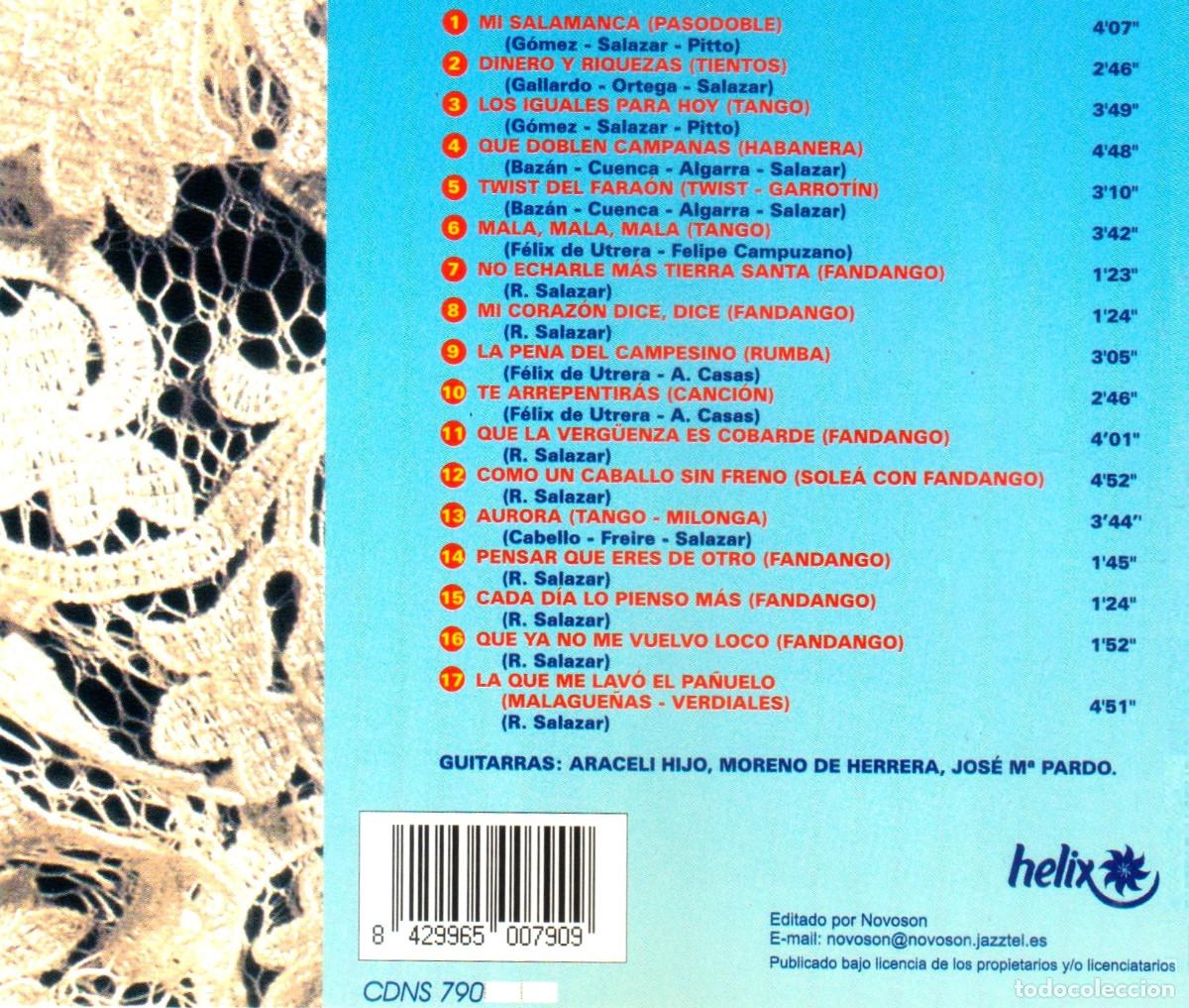 CDs de m&uacute;sica: RAFAEL FARINA. SOLERA GITANA. CD. - Foto 2